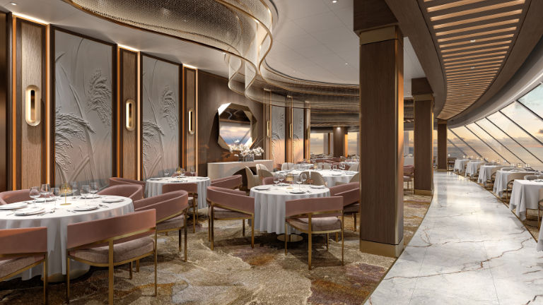 A rendering of the main Grand Dining Room