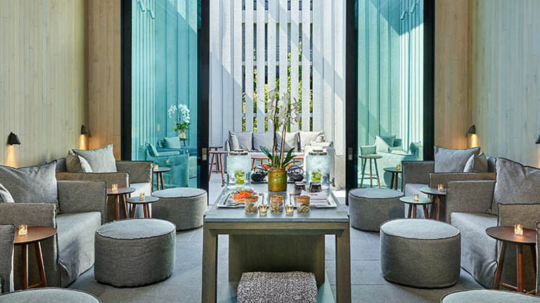 Atrio, the hotel’s spa, is a great place for detoxing with ancient healing treatments and aromatherapy. // © 2017 Las Alcobas, a Luxury Collection Hotel, Napa Valley