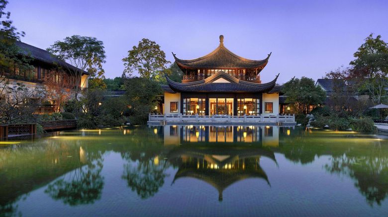 <b>Four Seasons Hotel Hangzhou at West Lake Exterior</b>. Images powered by <a href=_-9.html title="Leonardo Worldwide" target="_blank">Leonardo</a>.