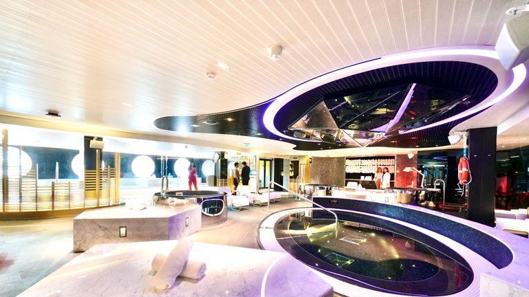 Guests can enjoy body treatments in the thermal suite.