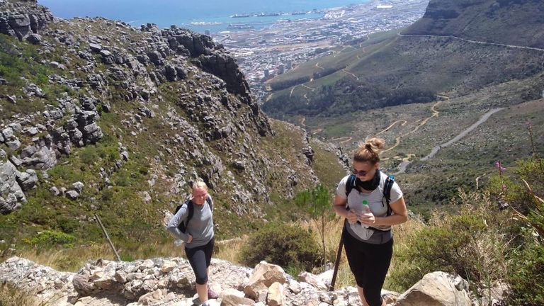 Guided hiking on Table Mountain