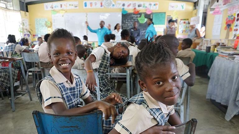 It has since evolved into an ongoing project focused on improving Granville All-Ages School’s structure as well as fostering the educational and physical development of the school’s students. // © 2017 Valerie Chen