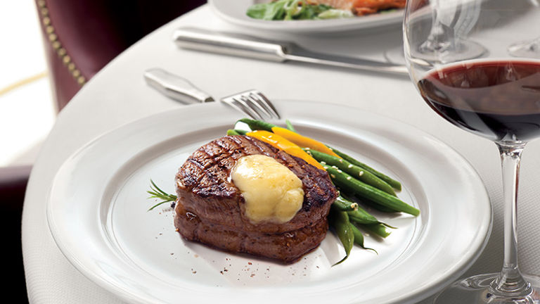 Lobster is the most-ordered item, and guests won’t want to miss Polo Grill. // © 2017 Oceania Cruises