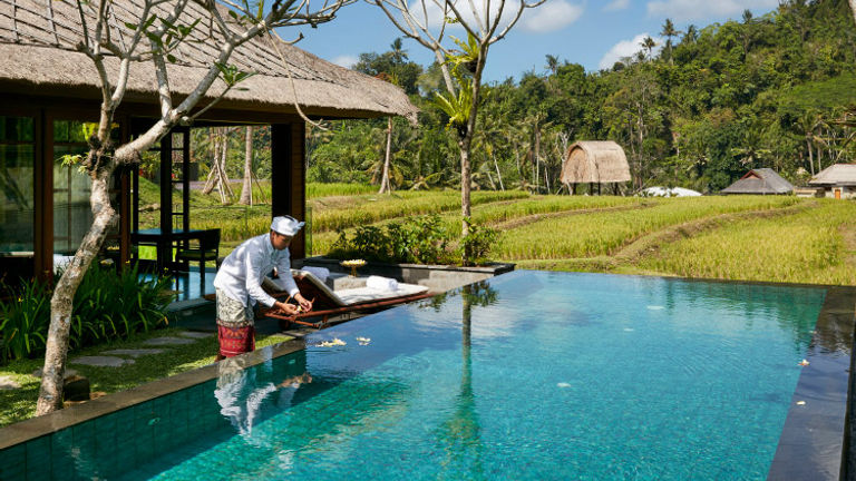 Mandapa, a Ritz-Carlton Reserve in Bali is one of the brand's three resorts so far. // © 2017 Mandapa, a Ritz-Carlton Reserve