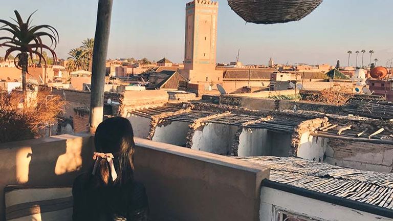 Many restaurants in Marrakech are as beautiful as the food they serve, including Atay Cafe Food in the Old Medina. // © 2018 Valerie Chen