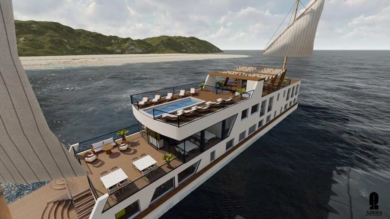 A rendering of Sonesta Dahabeya Amirat II, which just debuted last month