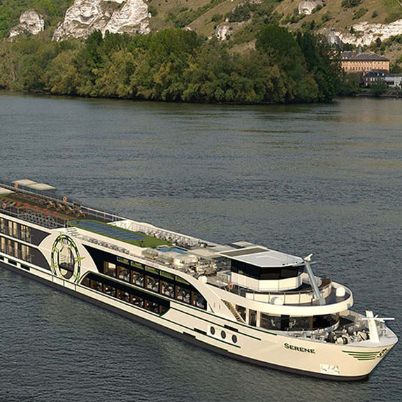 Tauck's new ship on the Seine will be similar to the already-designed Serene, which launches in 2026.