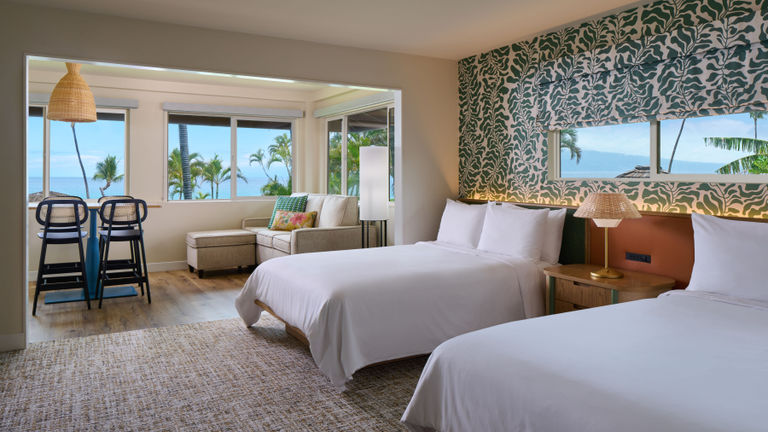 Renovation work wrapped recently on all 127 private bungalows at Royal Lahaina.