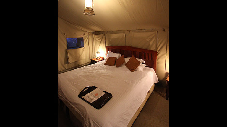 Rooms at Sweetwaters Tented Camp range from zippered tents to cottages. // © 2016 Megan Leader