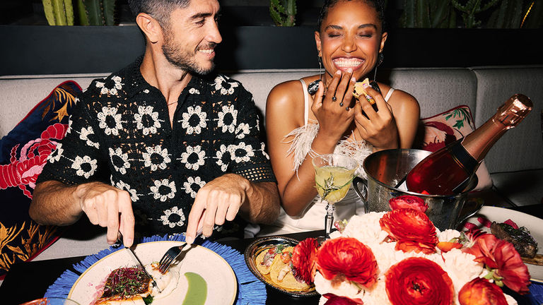 SLS Playa Mujeres offers candlelit dinners in beautiful settings.