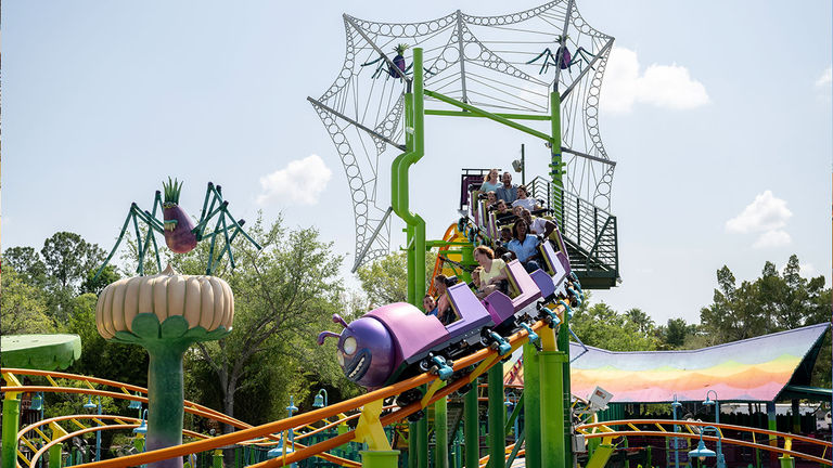 The new land features the family-friendly Trollercoaster.