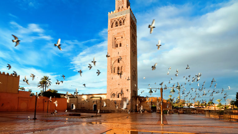 The old quarter medina in Marrakesh is a highlight of Exodus products.