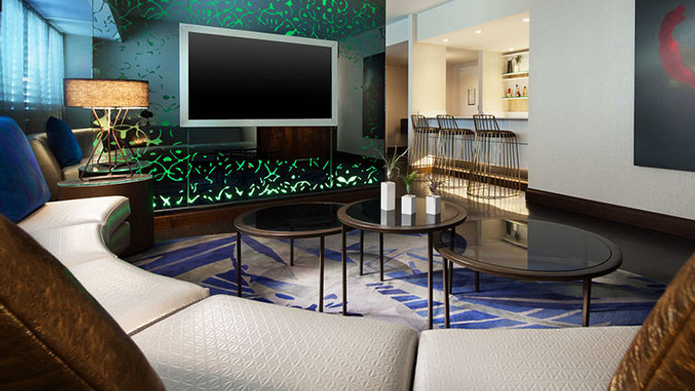 The W Los Angeles - West Beverly Hills recently emerged from a $25 million renovation that includes updates to its lobby, dining concepts and suites. // © 2016 W Hotels