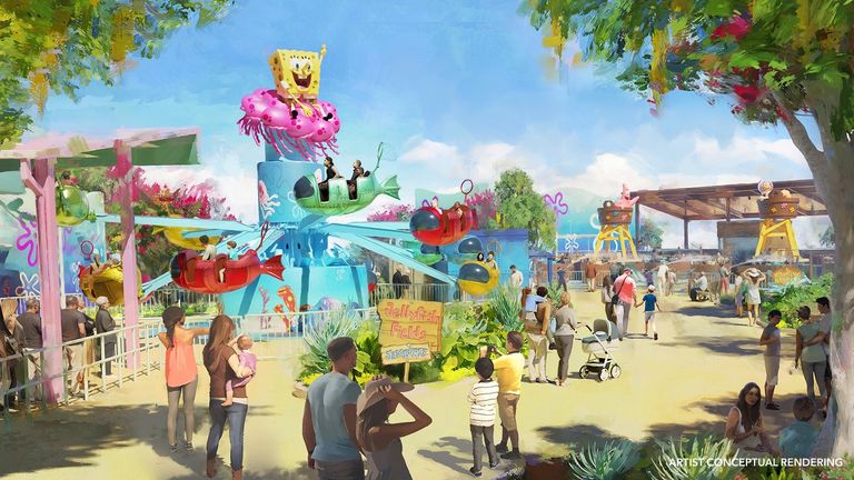 There’s also a whole lot of interactive nautical nonsense going on in Bikini Bottom.