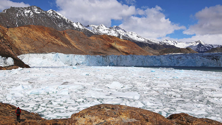 Viedma Glacier is the largest glacier in Argentina and can only be reached by boat. // © 2018 Mindy Poder