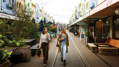 New Regent Street is an ideal place to explore thanks to its cute, colorful buildings and abundant outdoor dining.